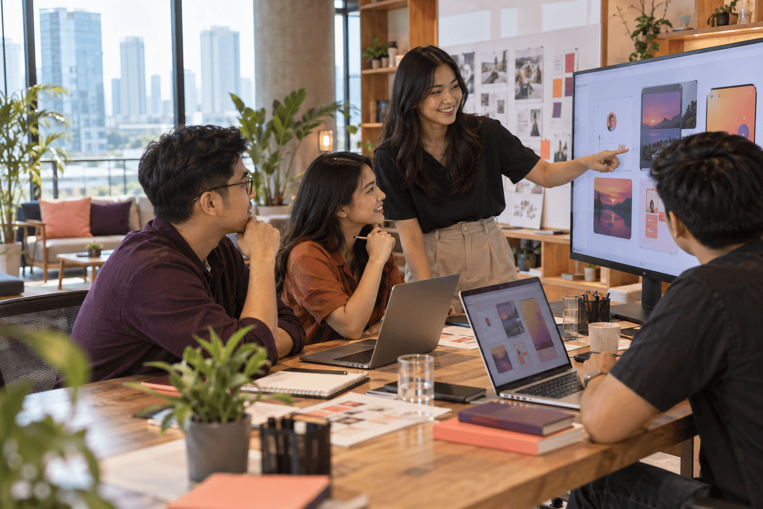 The Xentoz product team collaborating